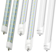 25-Pack T8 8FT LED Tube Light Bulbs FA8 Single Pin 8 Foot LED Shop Lights 6500K