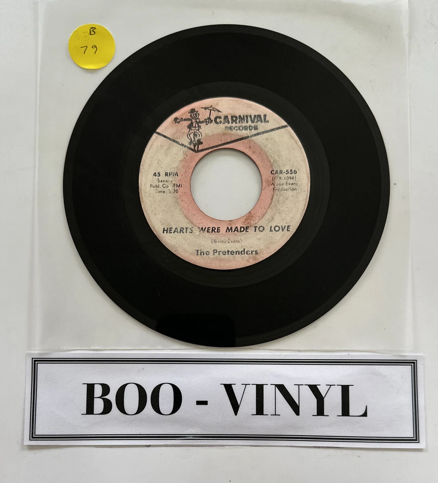 The Pretenders ~Hearts Were Made To Love 7” Northern Soul Vinyl Record Vg+ - Image 4 of 4