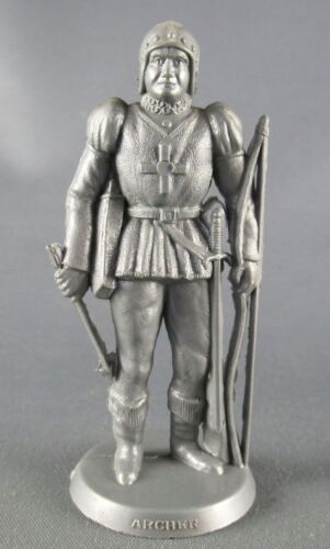 Mokarex - Jeu d'Echecs - Figurine grise - Archer - Afbeelding 1 van 2