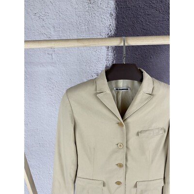 Jil Sander vintage 90s made in Germany beige blazer jacket | eBay
