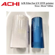 2 Rolls 100m AB Film Roll Transfer Sticker Film For A3 UV DTF Sticker Printer US