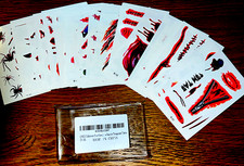 Zombie Halloween Child Fake Blood Temporary Tattoos-Total 30 Sheets