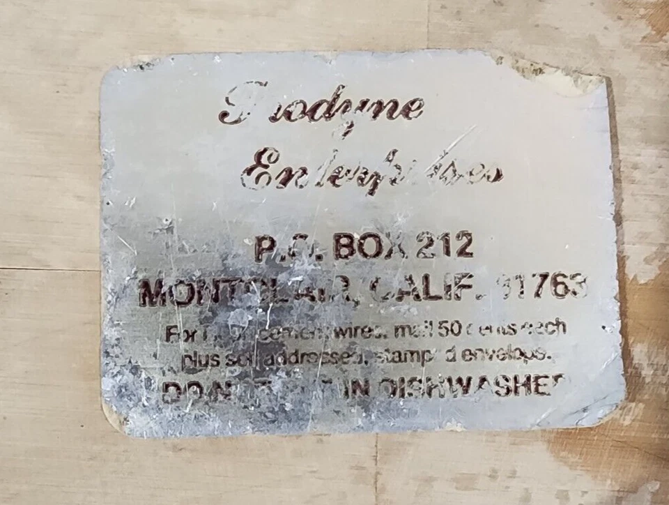 De colección Hickory Farms Ohio Prodyne Enterprises Tablero Cortador de Queso Carnicero Bloque Foto 3 de 4