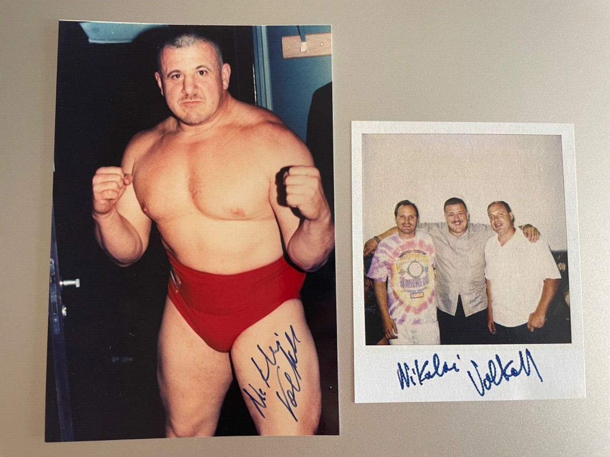 AUTOGRAPHED SIGNED Nikolai Volkoff Wrestler WWF 4X6 Photo | eBay