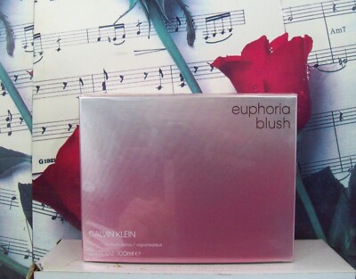 Calvin Klein Euphoria Blush 3.4 FL. OZ. EDP Spray. Sealed Box.