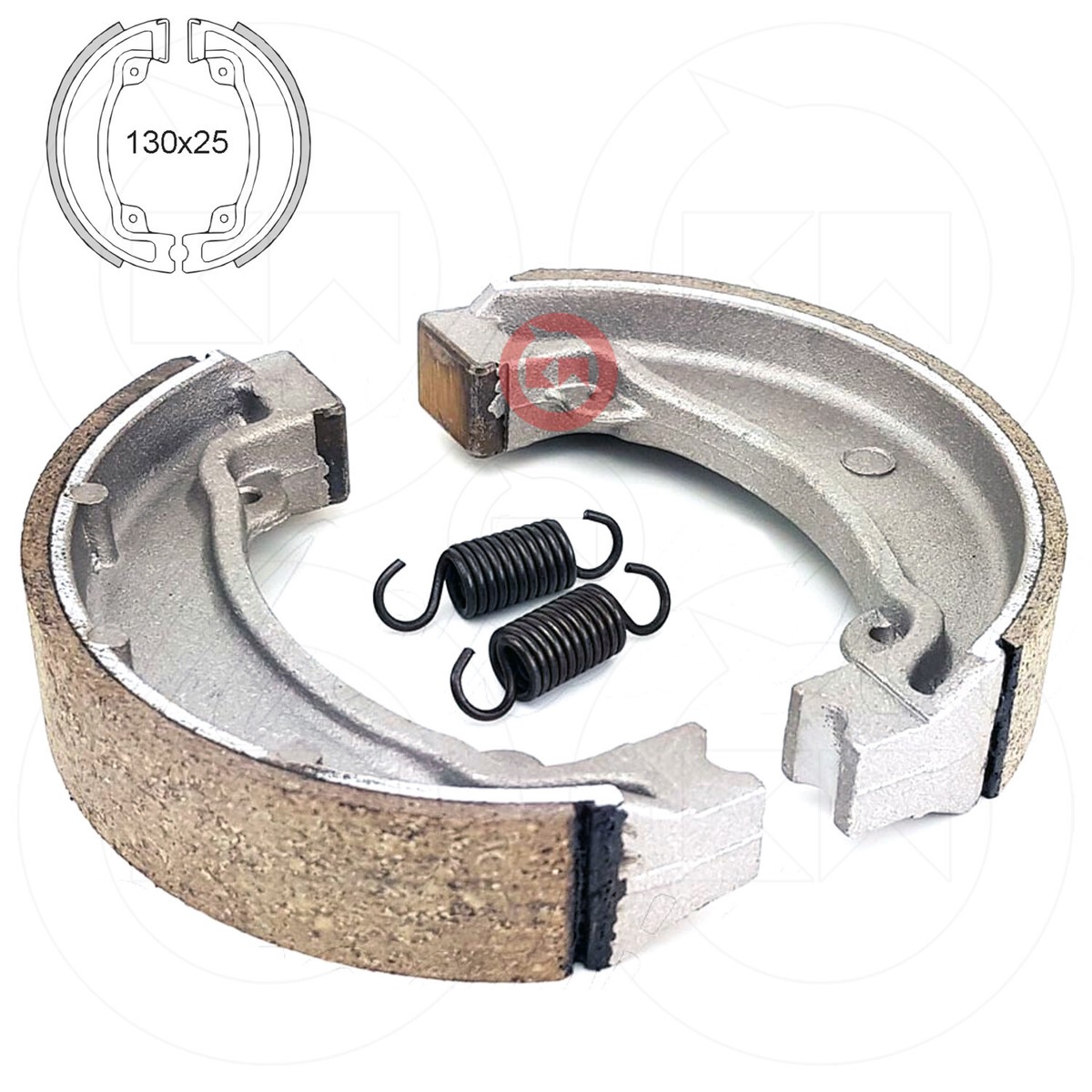 Ganasce Freno Ferodo Per Honda CN Helix 250 - Posteriori Tamburo, 1993-2000 - Foto 9