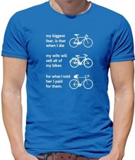 Wife Will Sell All Of My Bikes - Mens T-Shirt - Cycling Bike Funny Cycle