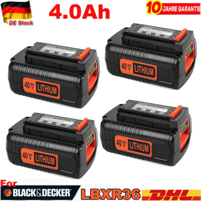 4X Für Black & Decker Li-Ion 36V 4,0Ah Akku LBXR36 LBX2040 BL20362 LHT2436 LSW36