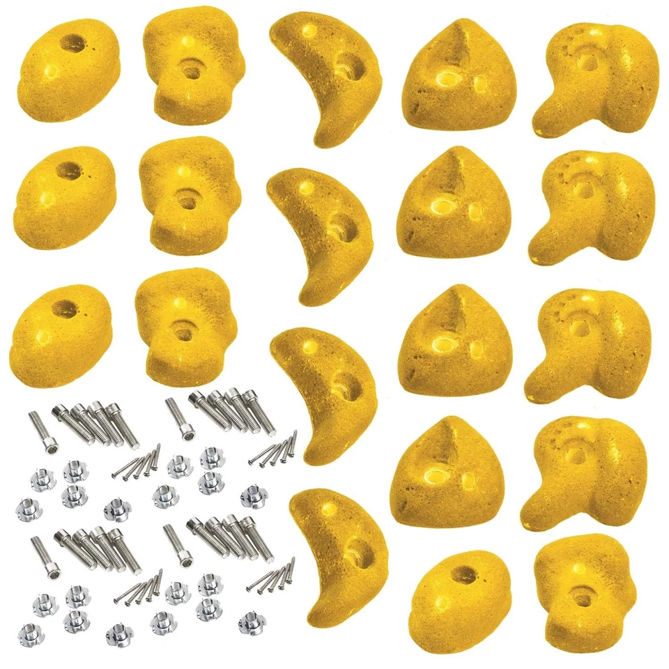 Climbing Holds Stones Rock Wall Frame Grabs Premium Grips Children Kids Outdoor - Image 4 of 4