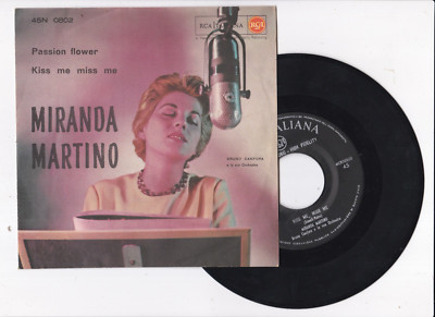 Disco 45 Giri Miranda Martino Passion Flower - Kiss Me Miss Me SCD4