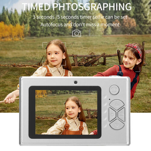 (Silver)1080P Digital Camera 40MP HD 1080P Camera Video Camera With Tripod Dual - Picture 1 of 24
