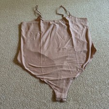 Skims Ochre Shimmer Sleeveless Bodysuit, Size 4X NWT