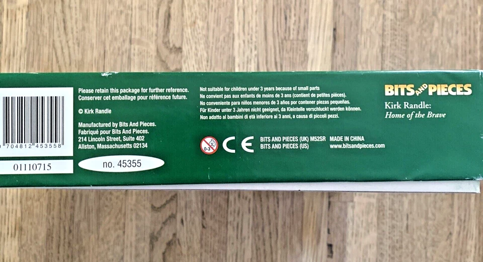 Головоломка, «Дом храбрых», Кирк Рэндл, 300 шт. большой формат appx 20 «x 27» - Изображение 2 из 2