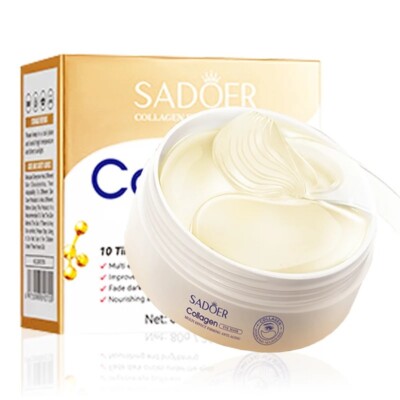 60pcs/box SADOER Snail Collagen Eye Mask Anti Dark Circles Removal Eyes Bags