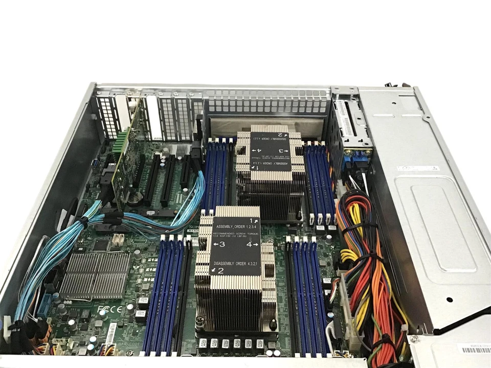 Custom Server 4U 36 Bay SAS3 Xeon Skylake 2.1Ghz 32 Cores 256GB DDR4 2x M2. NVMe - Image 3 of 4