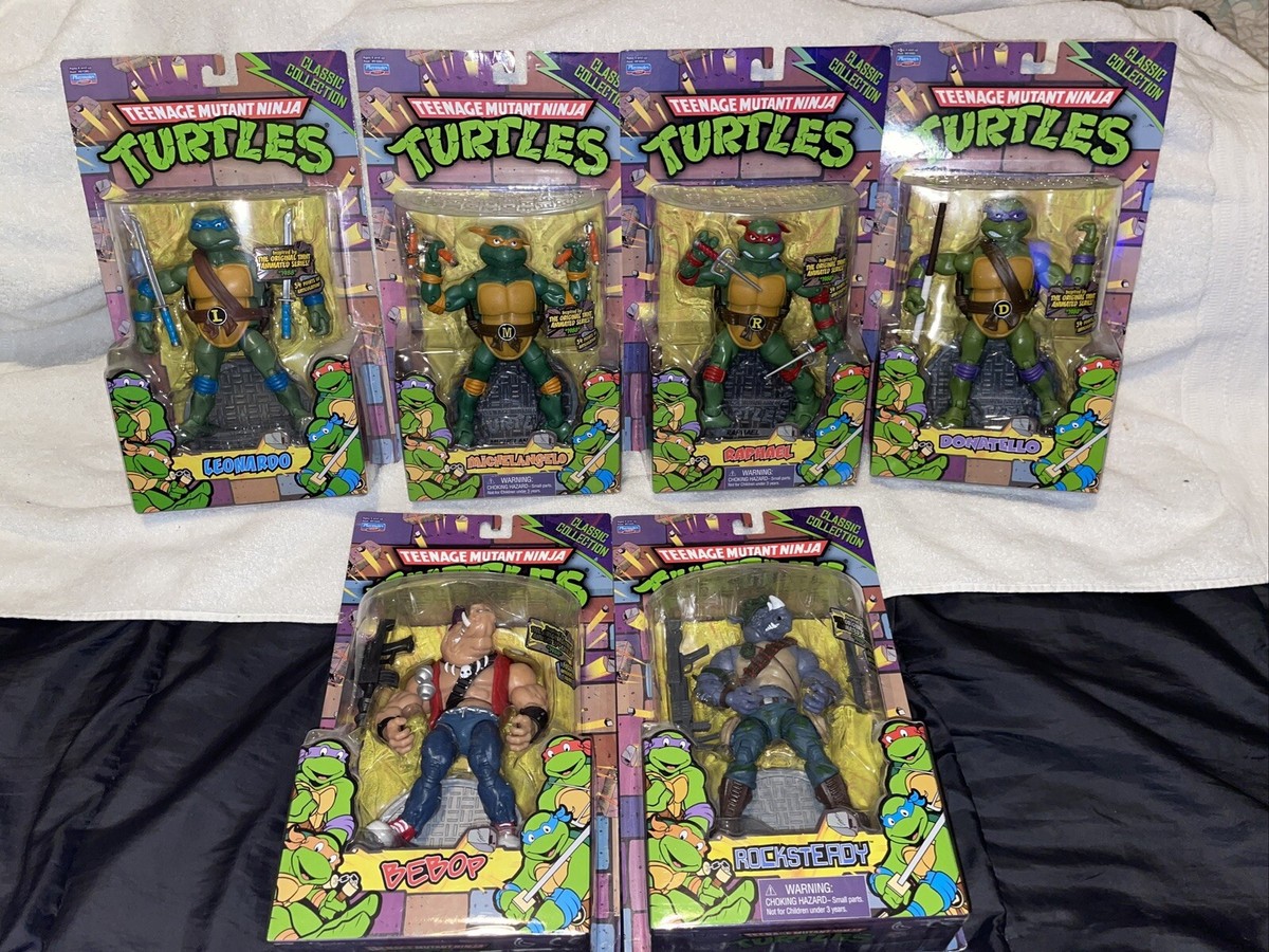 Teenage Mutant Ninja Turtles Classic Collection 2012 Complete Set