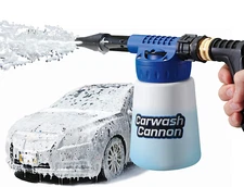 Nozzle Spray Car Wash Gun Cannon Soap Foam Dirt Dust Blaster Hose Thick Sprayer