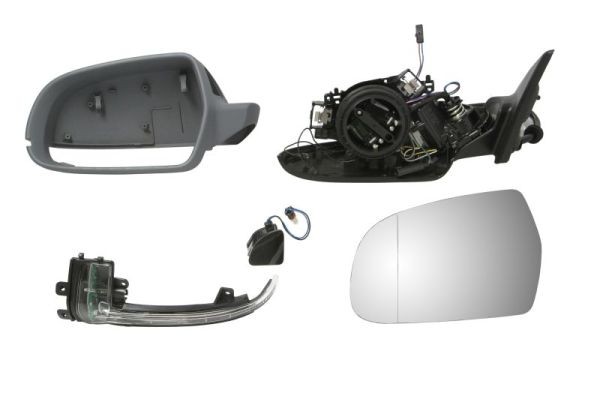 Left BLIC 5402-25-039345P Exterior Mirror for AUDI