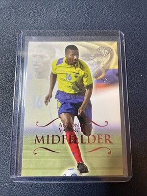 2011 Futera World Football Unique Antonio Valencia Ruby /450 #113 Ecuador