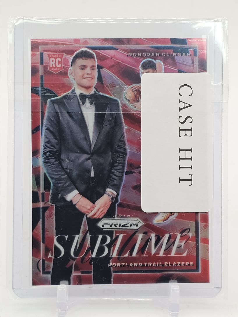 DONOVAN CLINGAN 2024-25 PANINI PRIZM ROOKIE SUBLIME CASE HIT SP RC Q4865