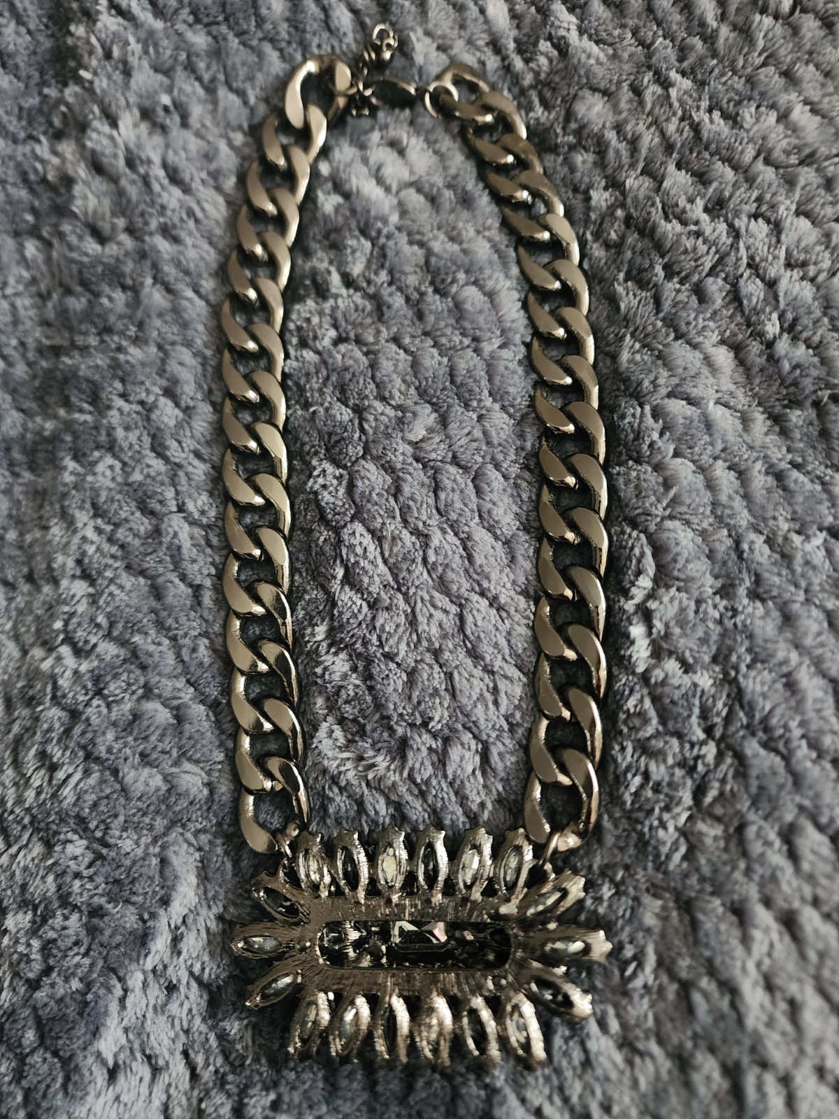 Artisan Crafted Statement Necklace Multi-Colored … - image 3