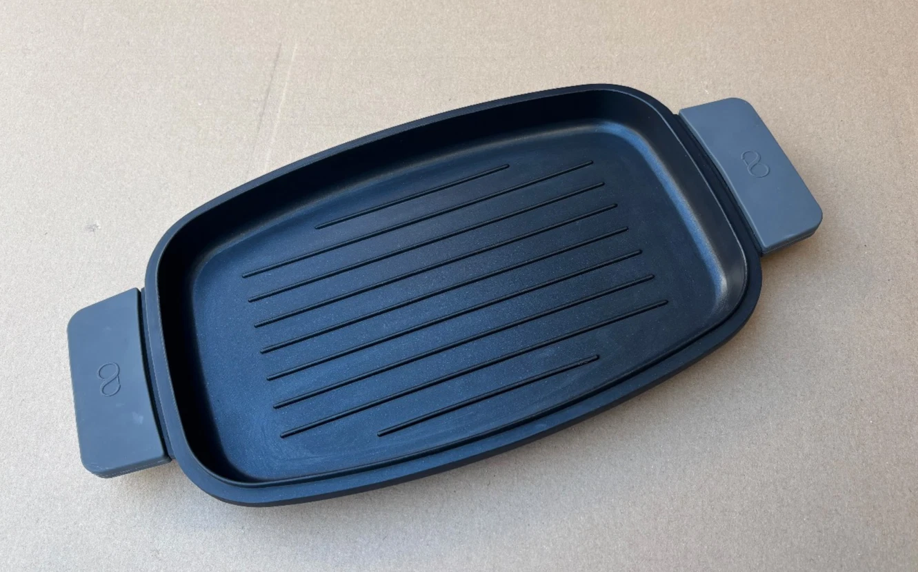 Bergner Infinity Chefs Essence 32cm Roaster Tray Grill Plate Griddle Dish Black