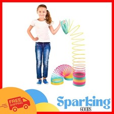 Fun and Durable Giant Rainbow Coil Springs - Perfect Kids Toy & Gift