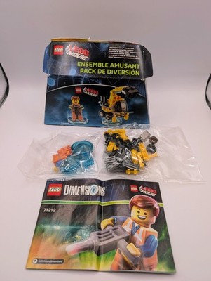LEGO Dimensions The LEGO Movie Emmet Emmet's Excavator 71212 Open Box