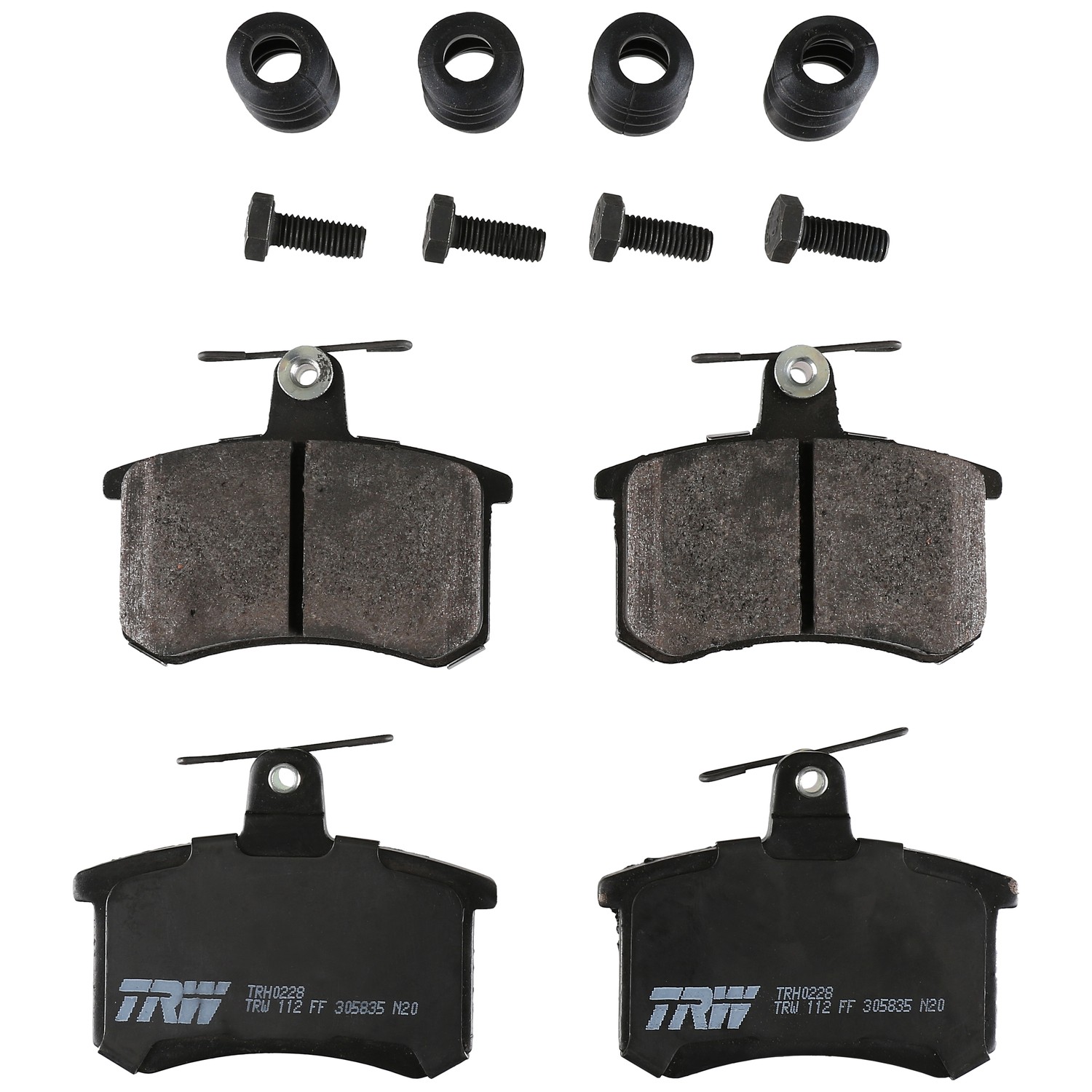 Disc Brake Pad Set for Audi A4 Quattro 1996 - 1998 TRW  Pro TRH0228