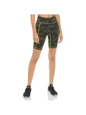ALL ACCESS Womens Green Fitted Extra Wide Active Wear High Waist Shorts S