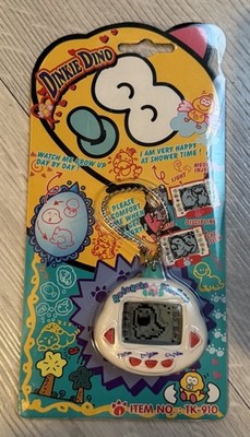 DINKIE DINO White RakuRaku DinoKun Original Electronic Virtual Pet