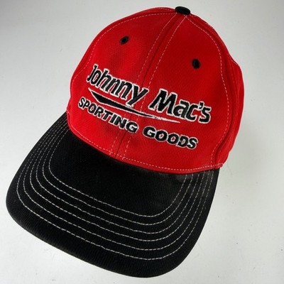 Richardson P410 Flexfit Baseball Cap Men's MED-LG Red Black Johnny Mac's DRYVE