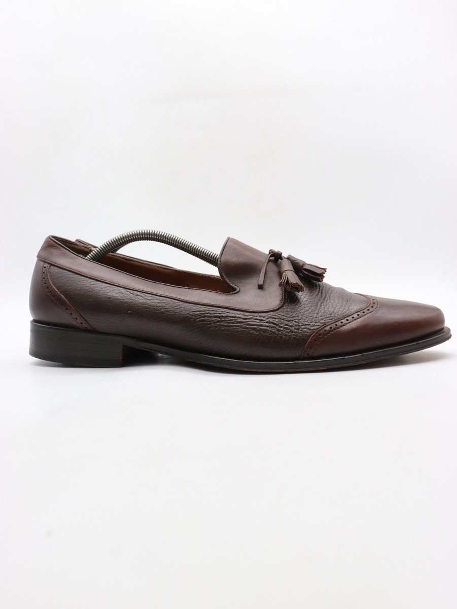 Mezlan Sierra Men\'s Brown Leather Tassel Loafers Mezlan | Shoes | Mezlan Sierra Shoes Mens Size 2 Black Brown  main image 4