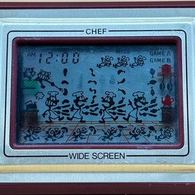 Nintendo Game & Watch CHEF FP-24 Vintage Japan 1981