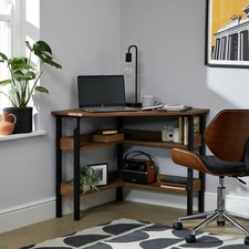 Habitat Nomad Corner Office Desk - Oak