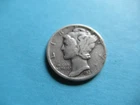 1939-P Mercury Silver Dime VG - F k