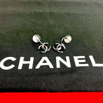 CHANEL COCO Mark Pierce Legierung Beschichtung Silber 133-4