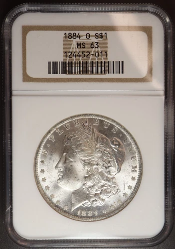 1884-O $1 Morgan Silver Dollar Coin NGC MS63 **Old Holder** NO RESERVE .99 START