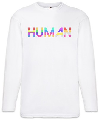 Human Rainbow Langarm T-Shirt Diversity Philanthrop Human Social Gender Present