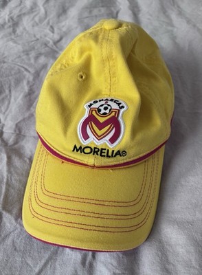 Morelia Monarcas Liga MX Futbol Soccer Yellow Red Cap