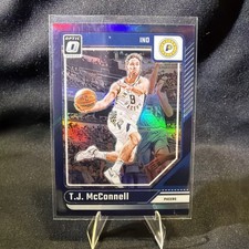 2024-25 Donruss Optic TJ McConnell #67 Purple Shock Prizm