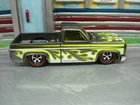 Hot Wheels "83 Chevy Silverado with Redline Wheel Swap