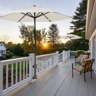 Yescom 7.5ft Deck Umbrella with Base Side Mount Kit Post Holder for Outdoor Rail — photo 2