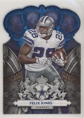 2010 Panini Crown Royale Blue 54/100 Felix Jones #26 fm0