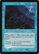 Man-o'-War -Foil Heavy Play MTG Promos: Arena