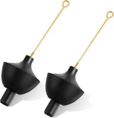 2 Pack Toilet Tank Ball and Toilet Float Rod, Rubber Toilet Float Ball with Guid