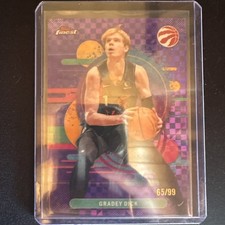 2025-26 Topps Finest - Uncommon Gradey Dick #142 Purple X-Fractor /99