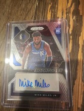 2023-24 Prizm Basketball Rookie Signatures Auto Mike Miles Jr. Rookie Mavericks