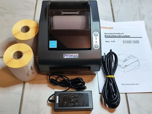 BIXOLON SLP-DX420 Etikettendrucker Thermodrucker "Primas" DHL/DPD/UPS Versand