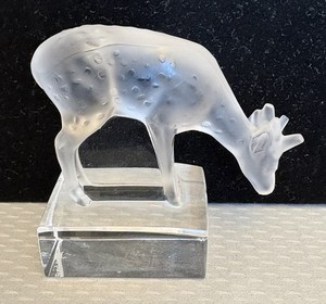 Lalique Deer | eBay CRYSTAL LALIQUE ルネラリック鹿 ディア ペーパー